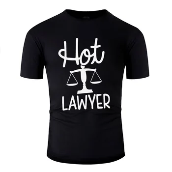 

New Arrival Cute Hot Lawyer Mens T-Shirt Women Round Neck Tshirt For Mens Solid Color Short-Sleeve High Quality