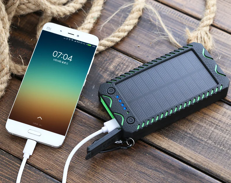 Xiaomi бренд Compass Солнечный внешний аккумулятор 3000 мАч водонепроницаемый резервный аккумулятор для сотового телефона внешний аккумулятор Солнечная энергия ed зарядное устройство для телефона