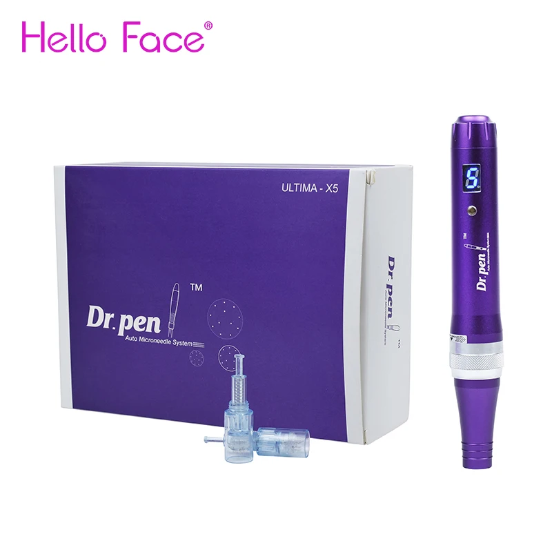 Dr. Pen Ultima X5 Wireless Microneedling Pen Electric Skincare Micro Needle Derma Pen Mts Therapy Beauty Machine Con Schermo A Led