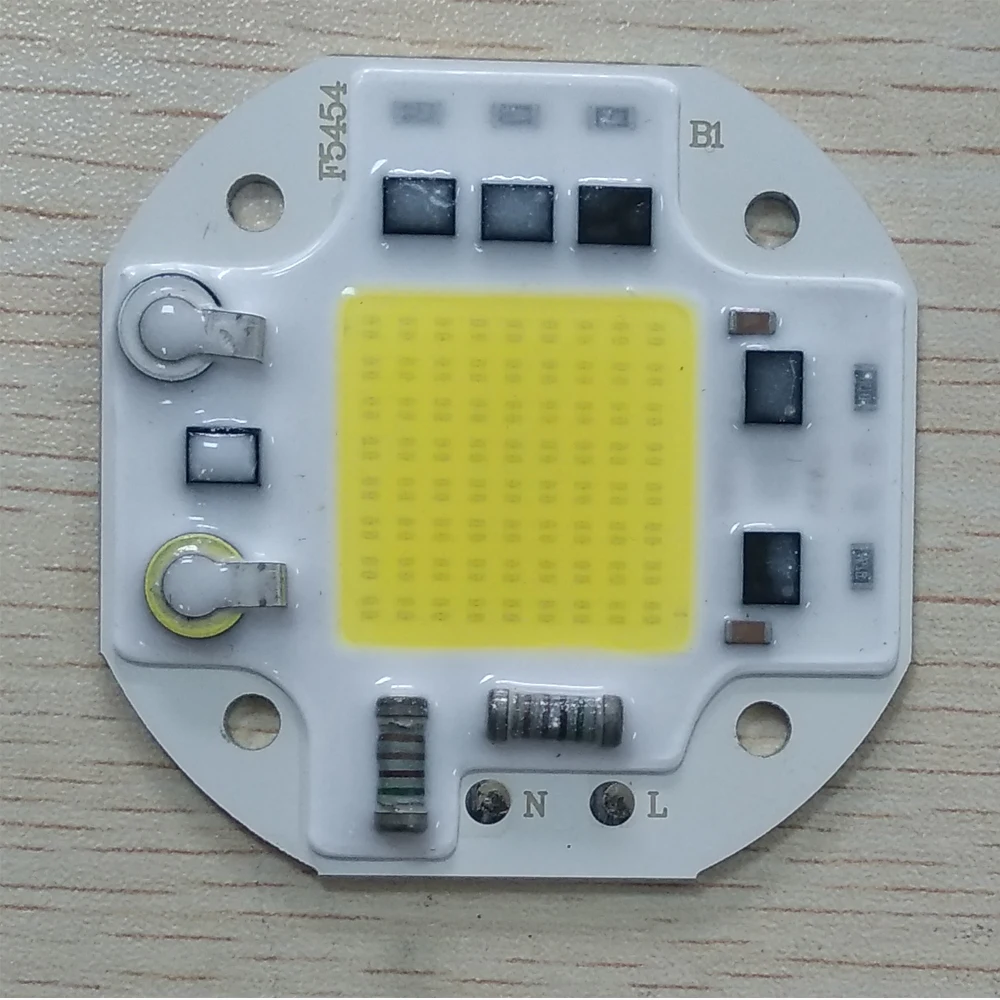 10 шт. AC80V-260V led cob чип 20 Вт 30 Вт 50 Вт вход smart ic для Diy прожектор открытый настенный светильник прожектор