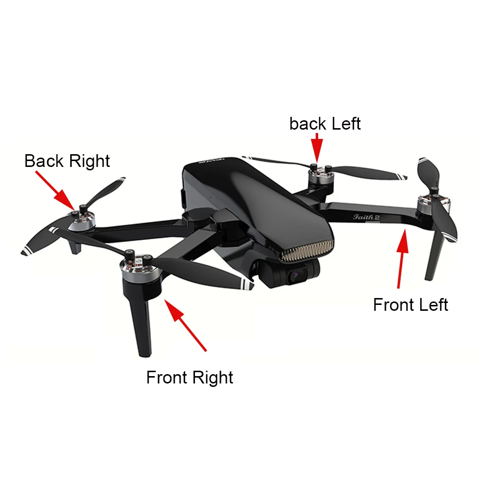 Motor Arm for C-FLY Faith 2 / 2S RC Drone Quadcopter Spare Parts Arm with Motor Engine Replacement Accessories