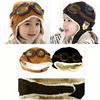 New Winter Fashion Cute BabyToddler Baby Boys Girls Kids Pilot Aviator Warm Cap Hat Beanie Pilot Caps 2 Colors 3