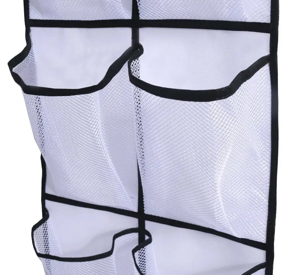 Органайзер для обуви на дверь 12 больших сетчатых карманов подвесной органайзер