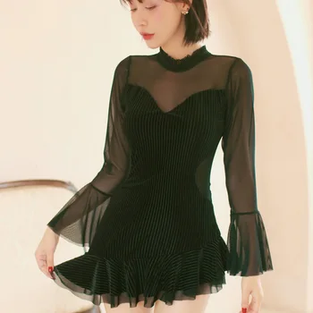 

Swimsuits Women Summer 2019 One Piece Women's Swimsuit Swimwear Woman Female Girl Retro Bubble Hot Paisley Polyester Sierra