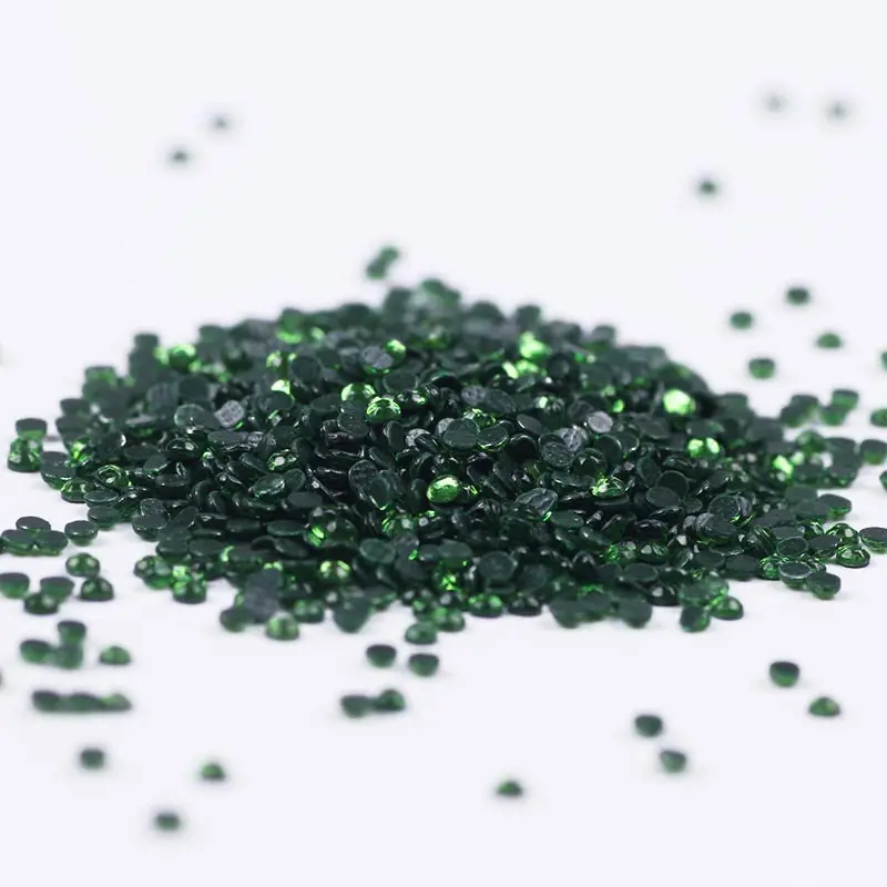Зеленые акриловые бусины для стразы 2 мм 3D дизайна ногтей/украшения одежды |
