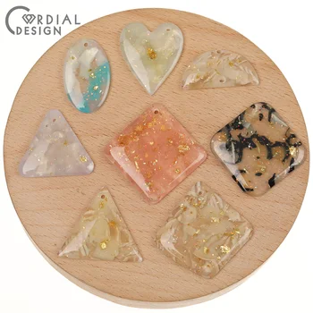 

Cordial Design 100Pcs Earrings Accessories/Hand Made/Charms/Geometry Shape/DIY Making/Jewelry Findings & Components/Pendant