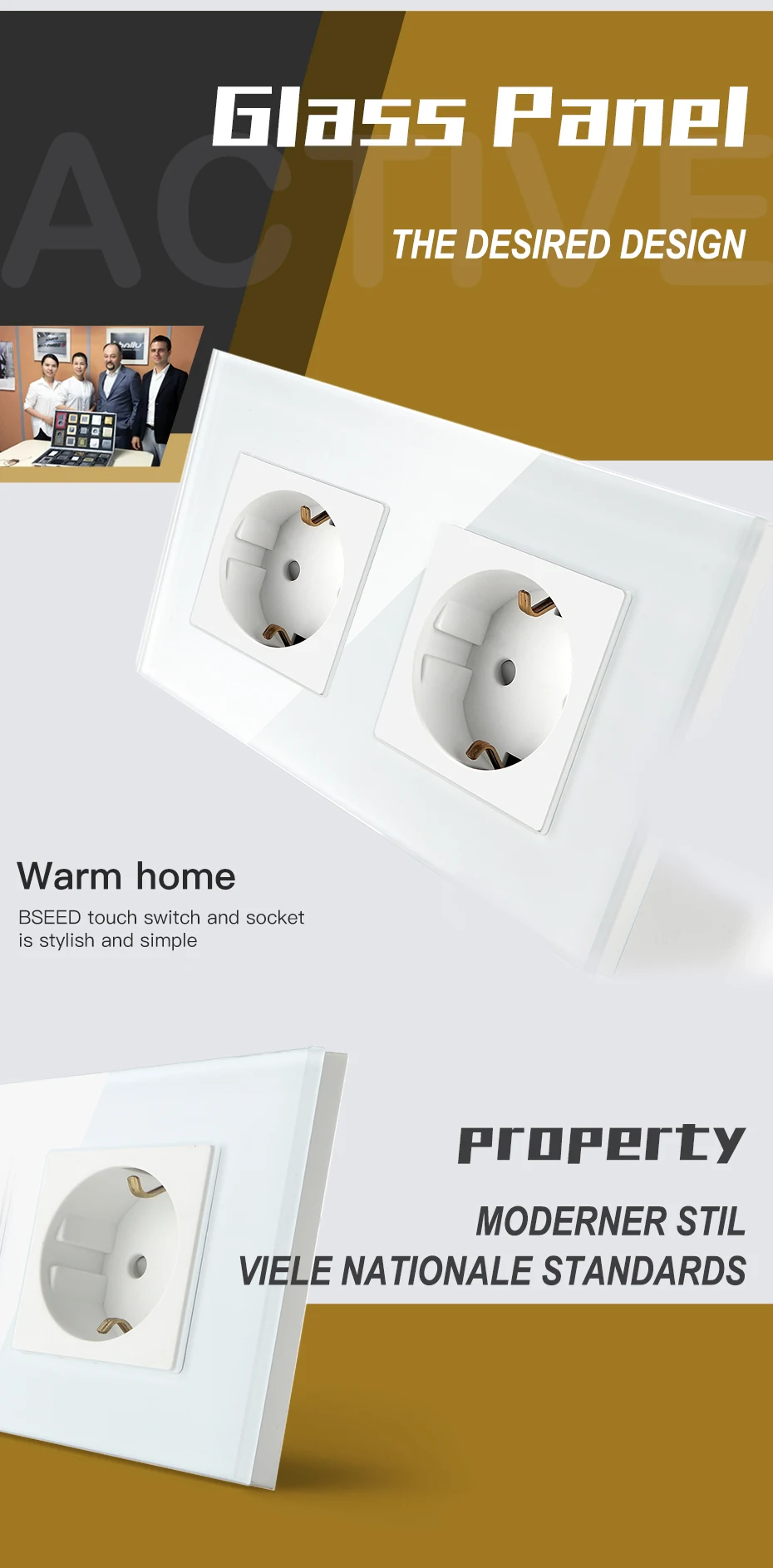 cristal vidro branco ouro preto 16a