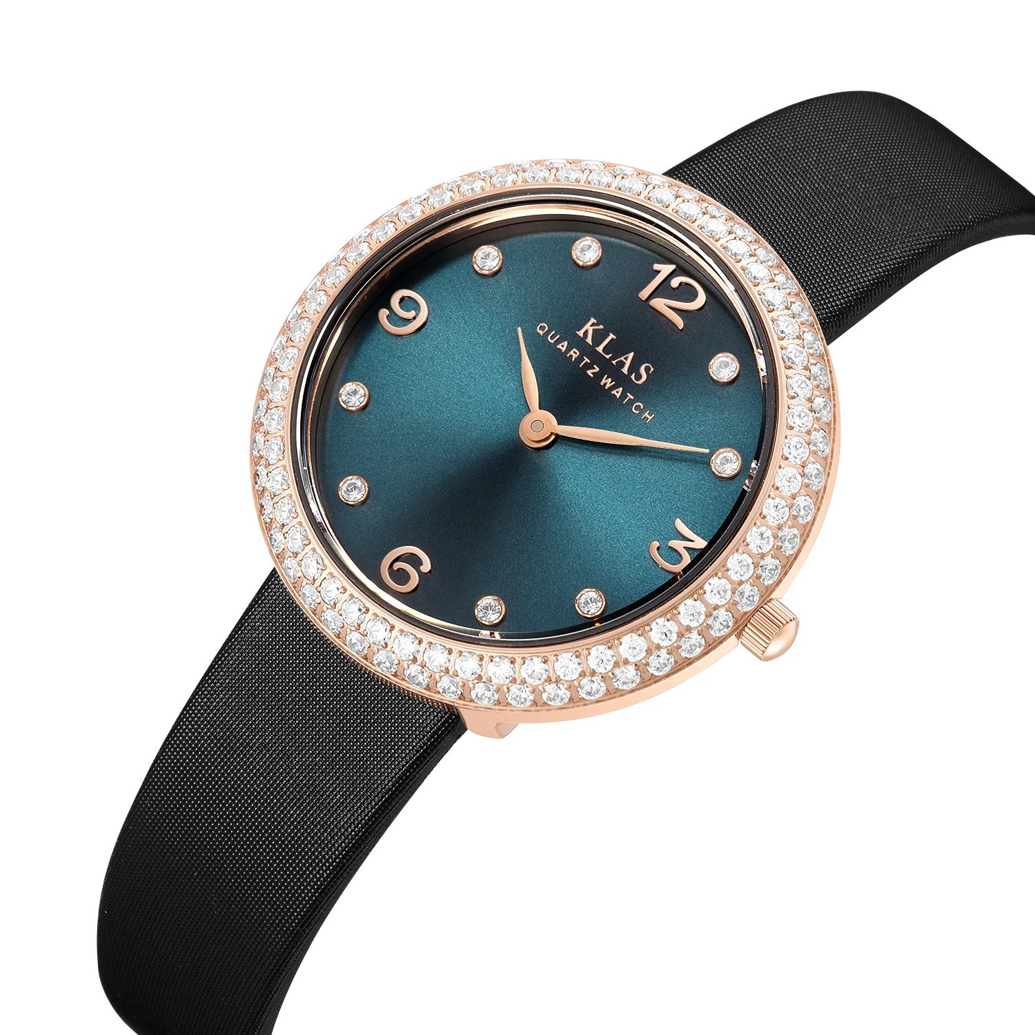 

Custom Green Stainless Steel Disc Women Waterproof as a Gift KLAS Brand
