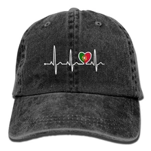 Джинсовая кепка для серфинга с флагом в виде сердца, регулируемые женские бейсболки для серфинга