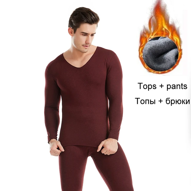 Men's Thermal Underwear Long Johns For Male Winter Thick Thermo Underwear  Sets Winter Clothes Men Keep Warm Thick Thermal 4XL - AliExpress