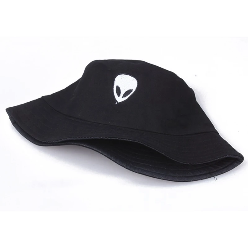 Инопланетный узор Панама унисекс Складная шапка с вышивкой хип-хоп Gorros мужская летняя шапка s женская панама Панама для рыбалки