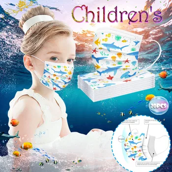 

20PC Kids Disposable Fashion Print Cotton Silk Handkerchief Towels Reusable Washable Бандана Foulard Femme Outdoor Шарф