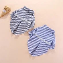 Летняя одежда для домашних животных, полосатая рубашка для собак, пальто, одежда шнауцера, пуделя, Бишон, костюм для маленькой собачки, Прямая поставка, одежда для домашних животных