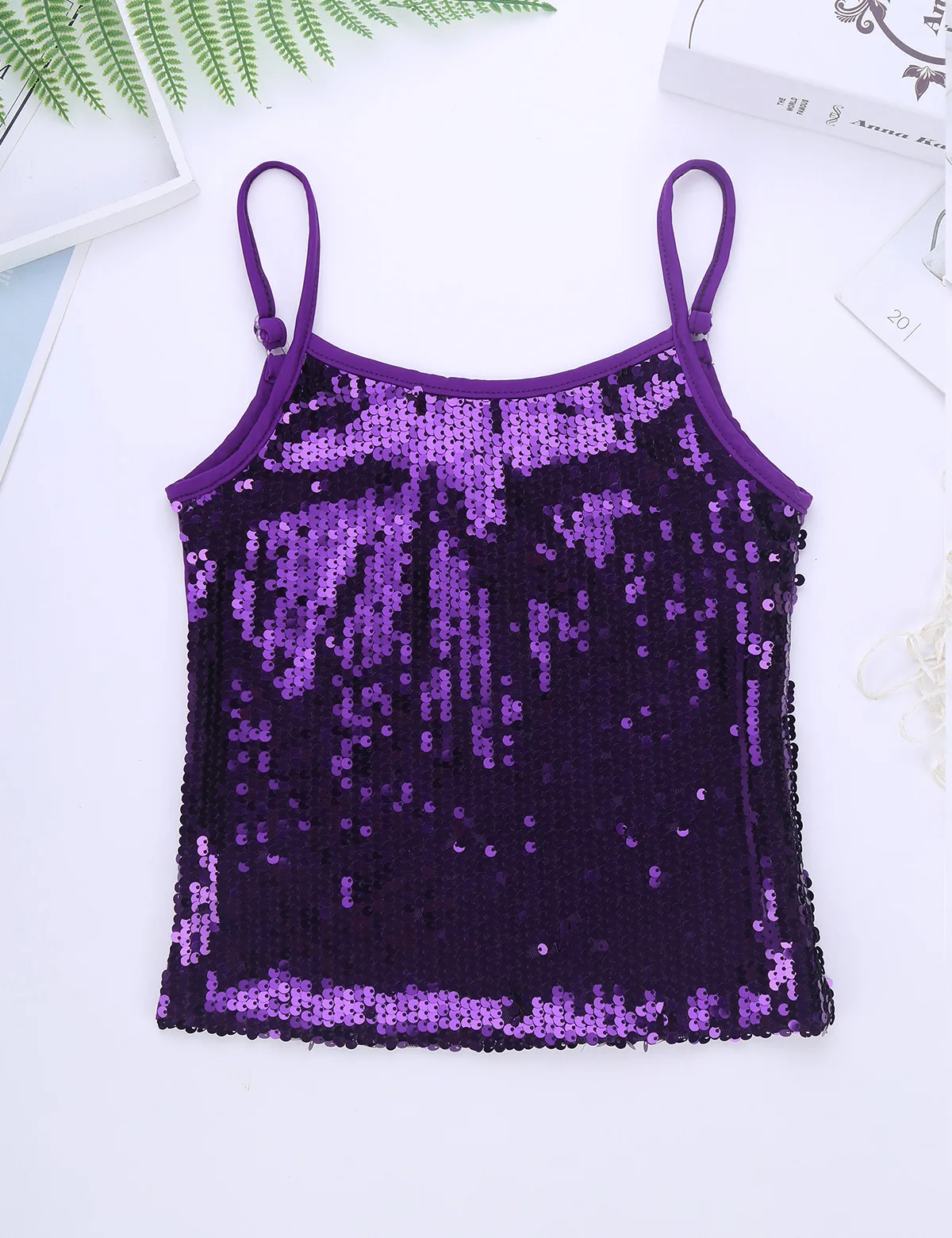トップス gajess Glitter Camisole purple 81FzJ30nt2L._AC_SY350_QL65_.jpg