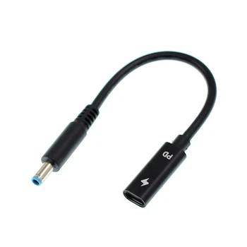 

PD Charger Type-C To 4.5x3.0mm Adaptor Cable For HP Envy Laptop Adapter DC connector 4.5*3.0mm Cord