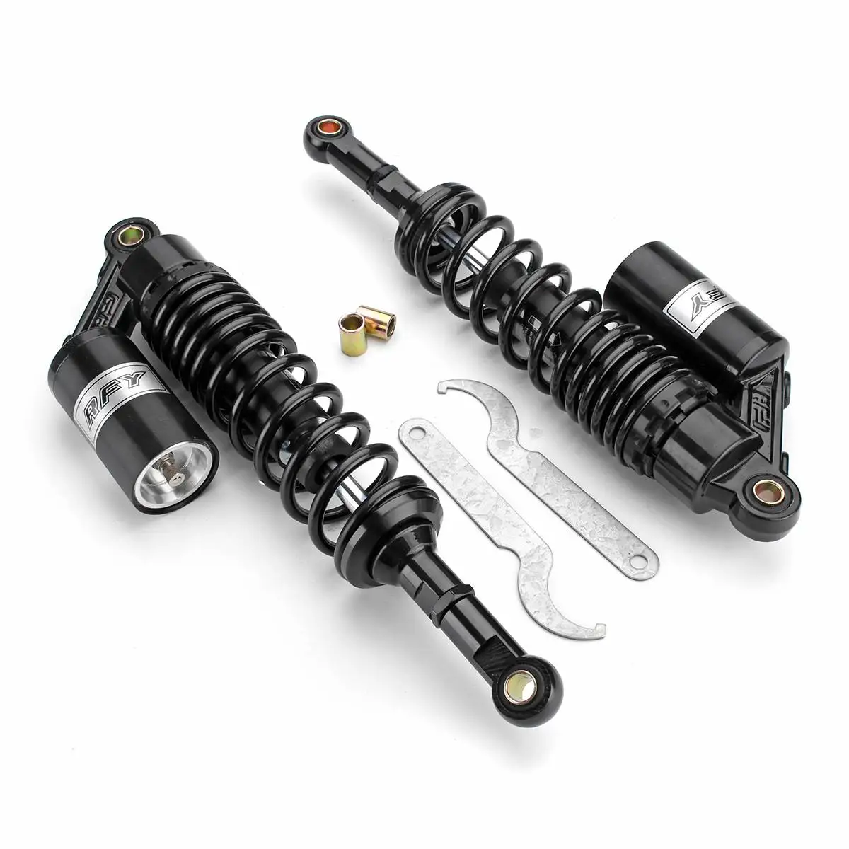 1 Pair Universal 360mm 14" Motorcycle Rear Air Shock Absorbers