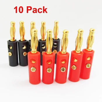 

Gold Plating Audio Speaker Wire Cable Screw Banana Lantern Plug Accessory Supply