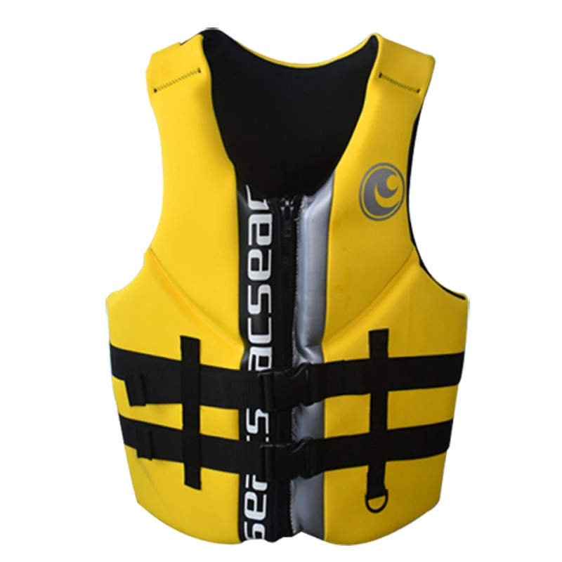 Lifevest для взрослых из неопрена спасательные жилеты плавающий жилет спасательный жилет PFD Тип III Лыжный жилет/Спасательный Размер S до XXXL - Цвет: yellow