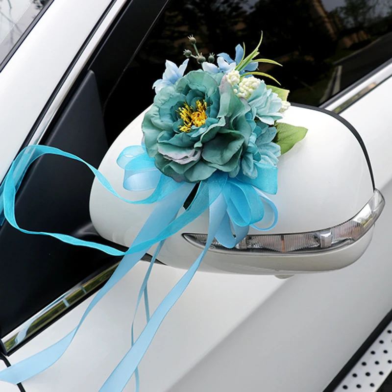 Künstliche Blume Hochzeit Auto Dekoration Handwerk Events Zubehör Tür Griff  Ornament Liefert Für Hochzeit DEC889 - AliExpress