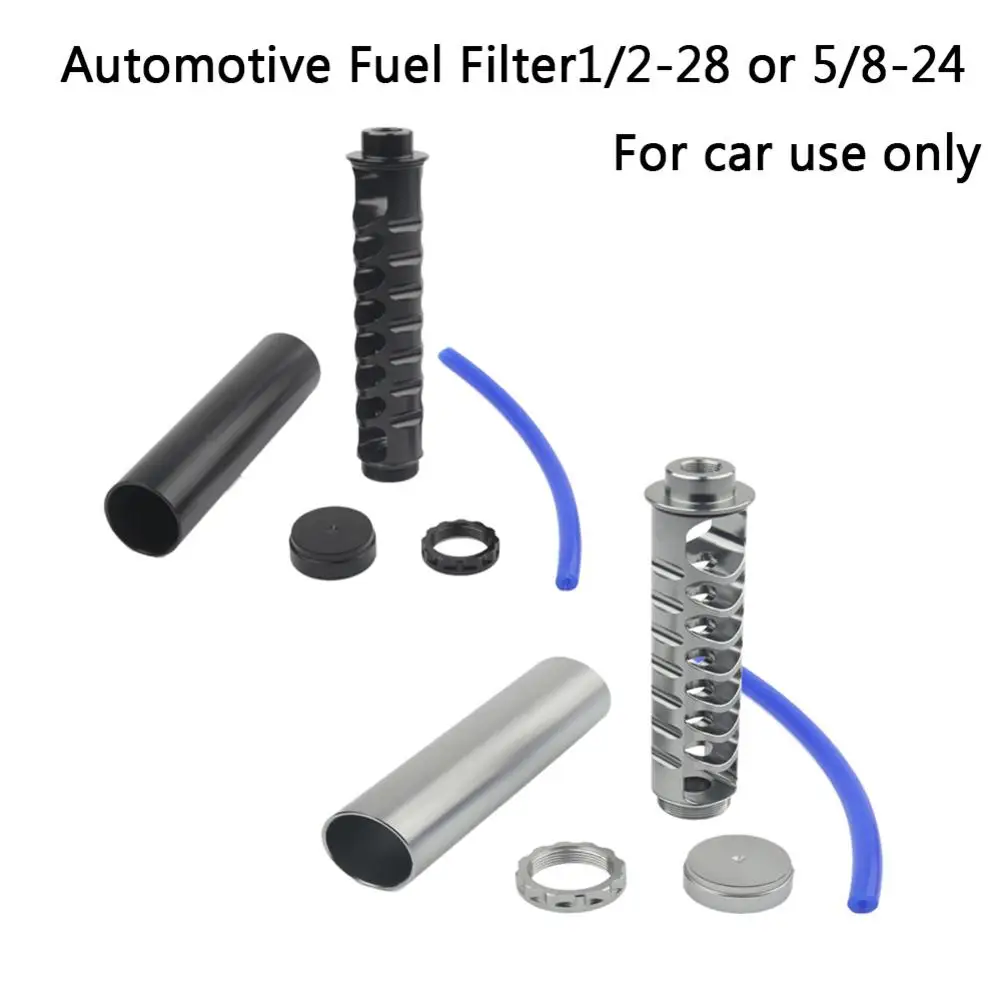 Автомобильный топливный фильтр спираль 1/2-28 или 5/8-24 одноядерный Титан автомобильный топливный фильтр с трубкой для Напа 4003 WIX 24003 автомобиля Применение ситечко