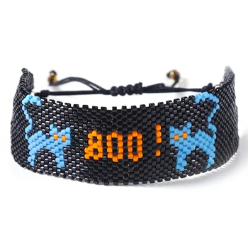 

BLUESTAR MIYUKI Heart Bracelet Turkish Evil Eye Bracelets Boho Chic Women Red Set Star Jewelry Pulsera Mujer 2020 Tassel Handmad