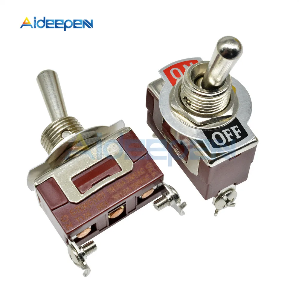 Высокоточный E-TEN(C) 1021 тумблер красный 2 Pin ВКЛ-ВЫКЛ переключатель Серебряный контактор 50000 раз срок службы 250 В 20A 29*14,6 мм