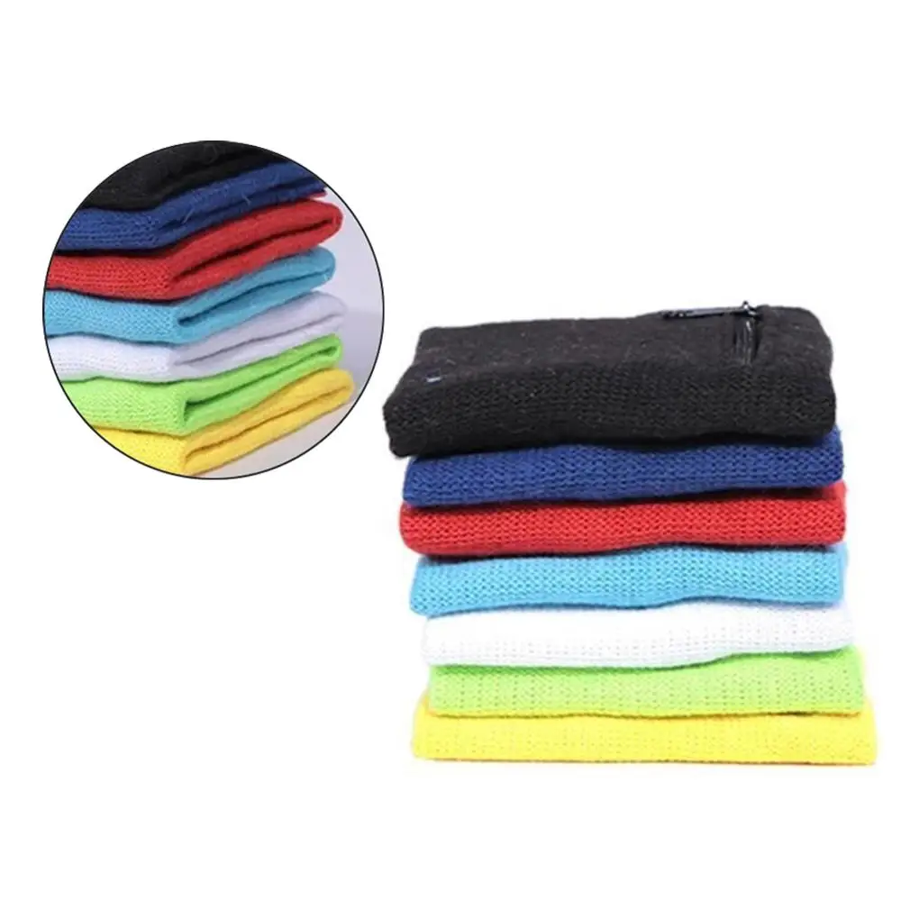 Zipper Wrist Wallet Pouch Running Sports Arm Band Bag For MP3 Key Card Storage