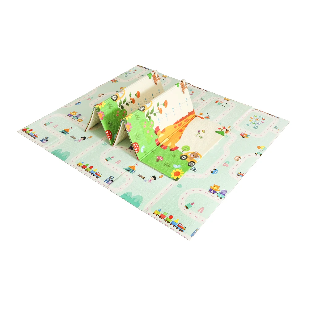 1.8*2*0.8CM Foldable Baby Mat Moisture-proof And Waterproof Playmats Educational Thickened Children's Play Folding