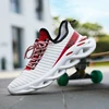 Summer Trend Style Men's Casual Shoes 2022 New Fashion Breathable Mesh Light Personality Sneakers Flying Weaving Tenis Masculino ► Photo 3/6