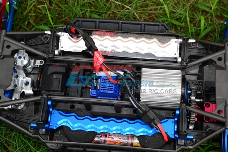 GPM алюминиевый аккумулятор держатель для 1/5 rc автомобилей TRAXXAS запчасти X MAXX XMAXX 8 S/6