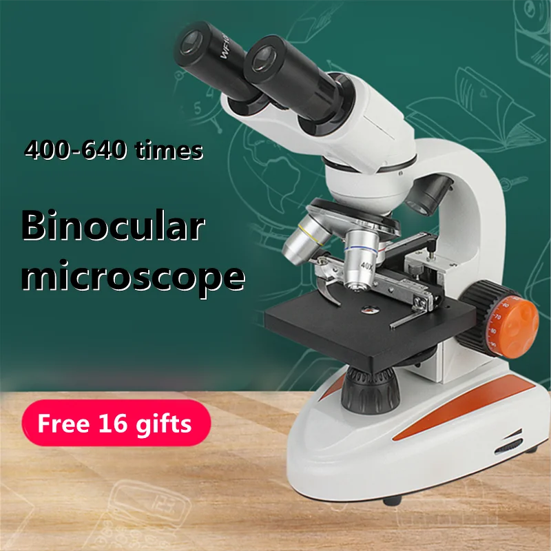 メーカー直販 640X双眼顕微鏡光学生物顕微鏡教育機器科学実験学生顕微鏡 当店オーダー品 -pnlp.sn