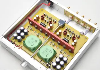 Finished Hifi JC2 Full symmetry FET preamplifier base on MARK LEVINSON JC-2 preamp circuit
Finished Hifi JC2 Full symmetry FET preamplifier base on MARK LEVINSON JC-2 preamp circuit