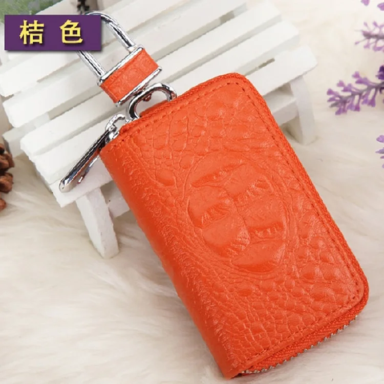 

Genuine Hot Selling Creative Car Key-Stick-on Crystals Universal Crocodile Pattern Mini Zipper Car Keys Plant