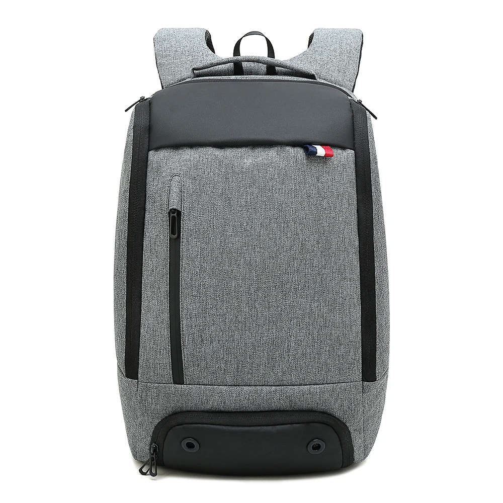 Light Gray 13,3 14,1 15,6 дюймов рюкзак для ноутбука ноутбук большой емкости бизнес дорожные сумки для мужчин для Macbook pro acer hp lenovo - Цвет: Light Gray