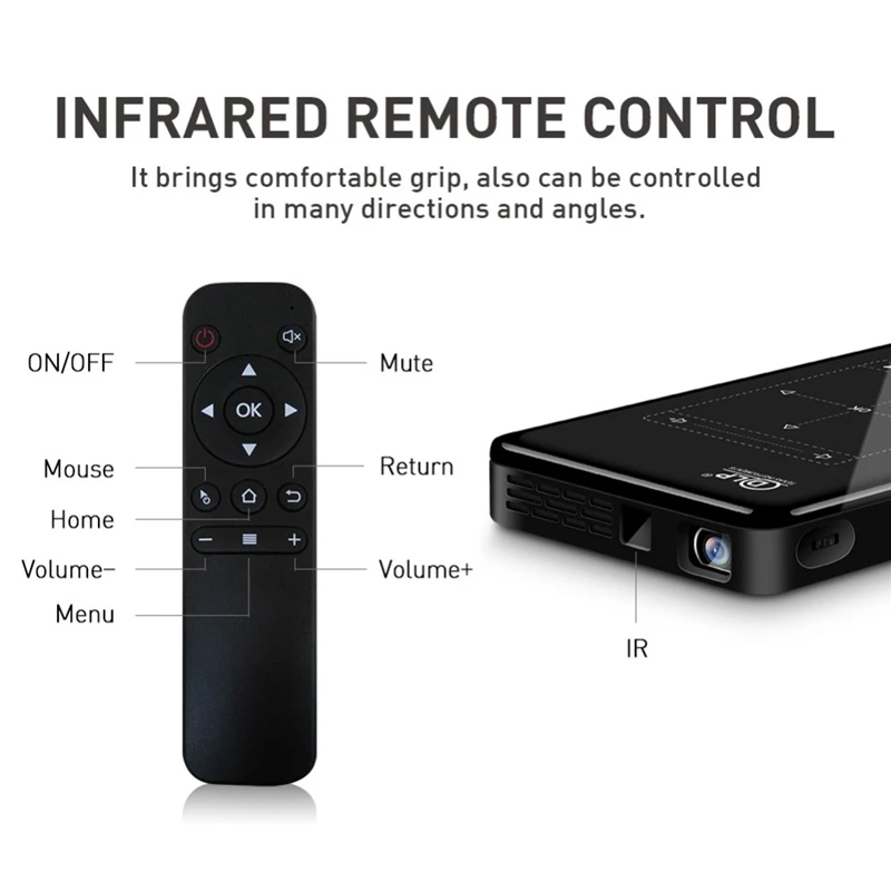 Android Беспроводной Bluetooth 2,4G/5G Wifi 4K Hdmi-In мини Dlp проектор поддержка Miracast Airplay мобильный проектор