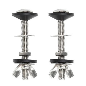 

2pcs Practical Closestool Durable Cistern To WC Pan Universal Bolt Through Kit Bathroom Home Spare Fixed Accessories