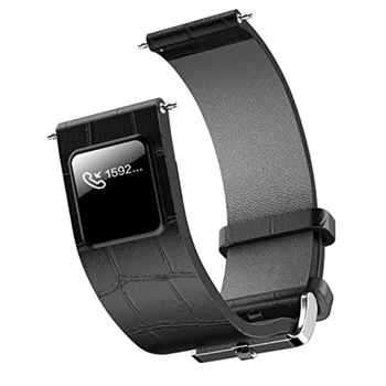

Bluetooth 4.0 Smart Wristband for IOS Android 0.42" OLED HD Display Leather Watchband