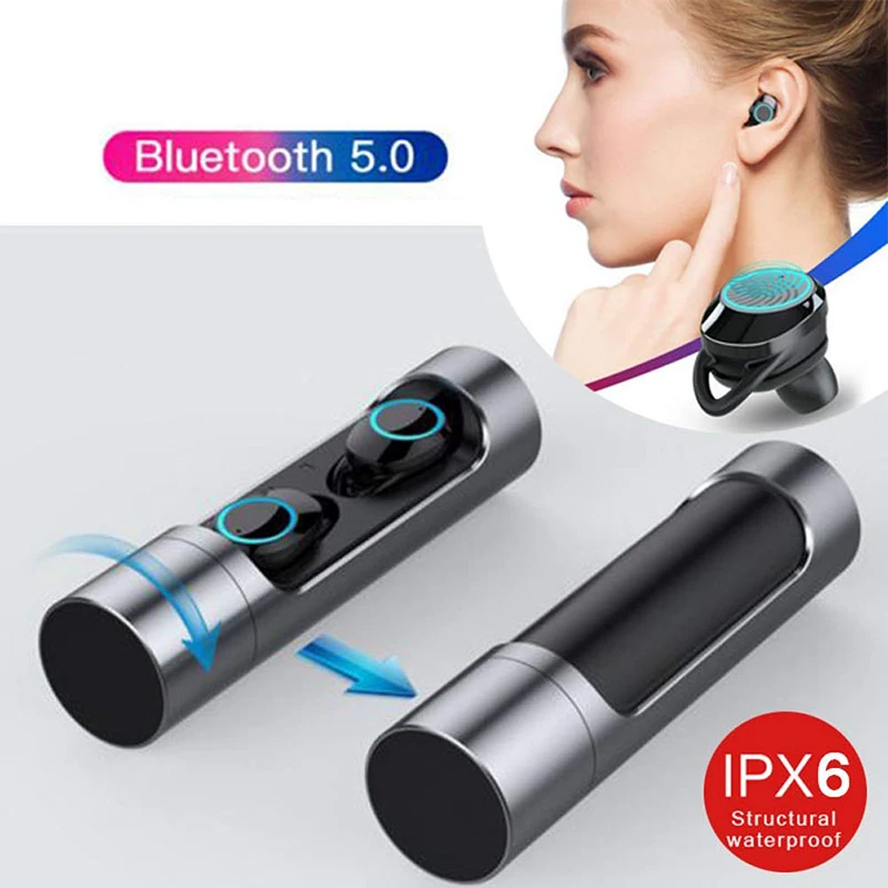 IPX7 водонепроницаемые наушники для плавания, TWS, беспроводные наушники Bluetooth 5,0, наушники X8 с шумоподавлением, наушники, настоящие беспроводные наушники, затычка для ушей