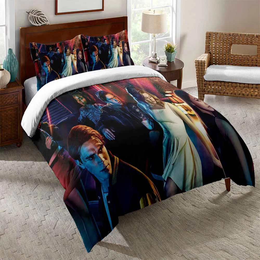 Riverdale Home Bedding Set Single Double Full Queen King Size Bed Linen Set Movies Character 3D Print Comforter Cover Pillowcase Riverdale Home Bedding Set Single Double Full Queen King Size Bed Linen Set Movies Character 3D Print Comforter Cover Pillowcase