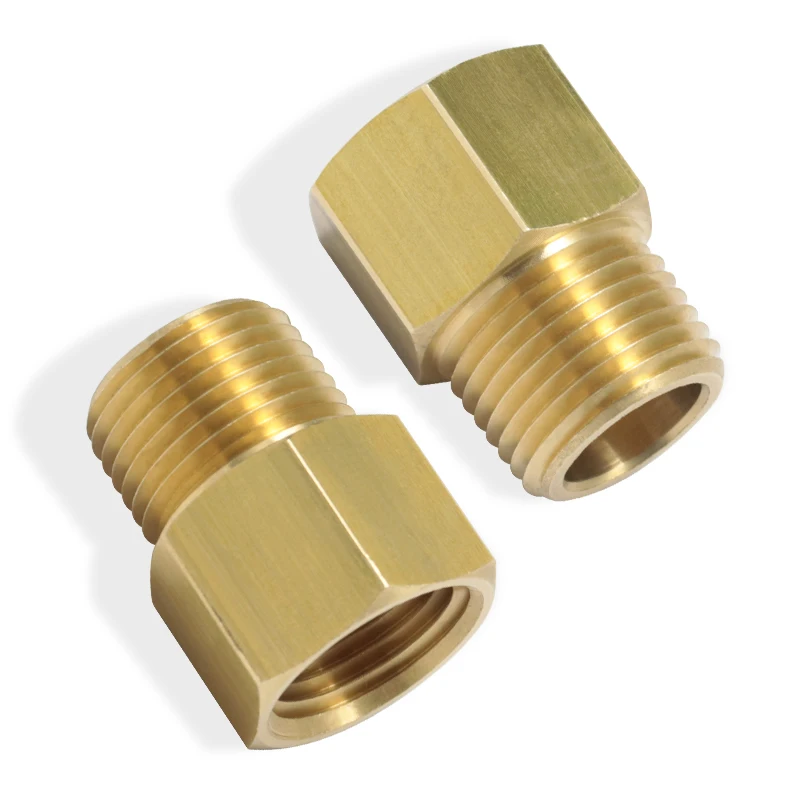 2шт 1/8 &quot1/4&quot 3/8 &quot1/2&quot латунный шланг труба штуцер редуктор адаптер и равный