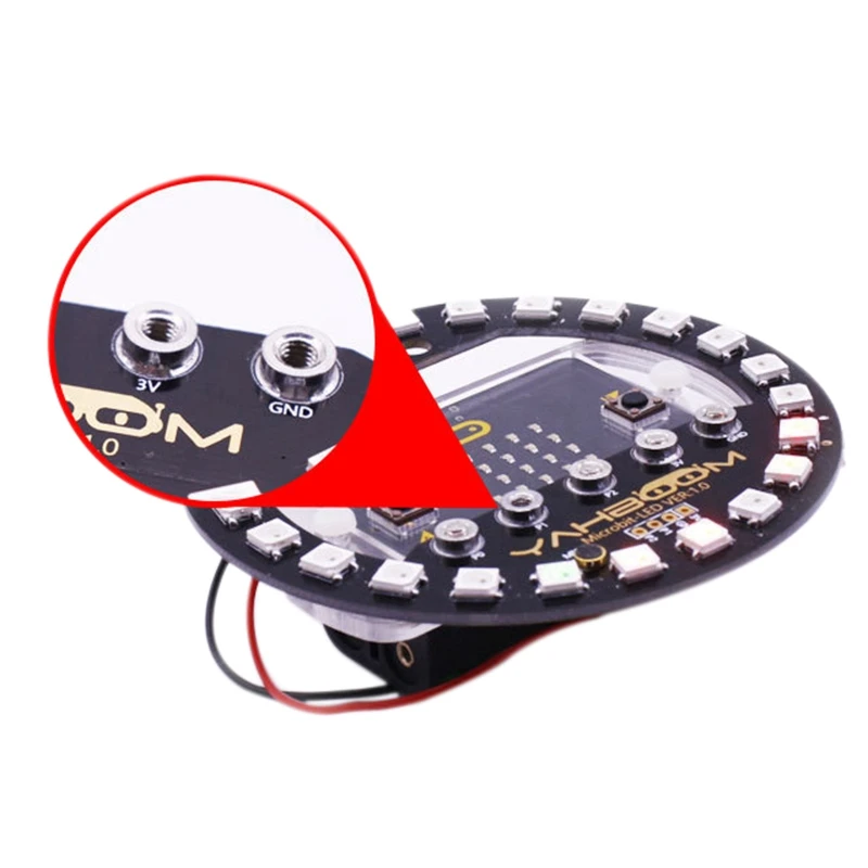 

For Micro:Bit Light Ring Expansion Board Micro:Bit Full Color Led Light Module Rgb Driver Programming Development Board