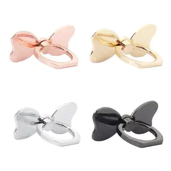 

Wholesales 30pcs/lot Universal Mobile Phone Holder Pretty Bow-knot Phone Ring Holder Cell Phone Stand Finger Ring Holder Support