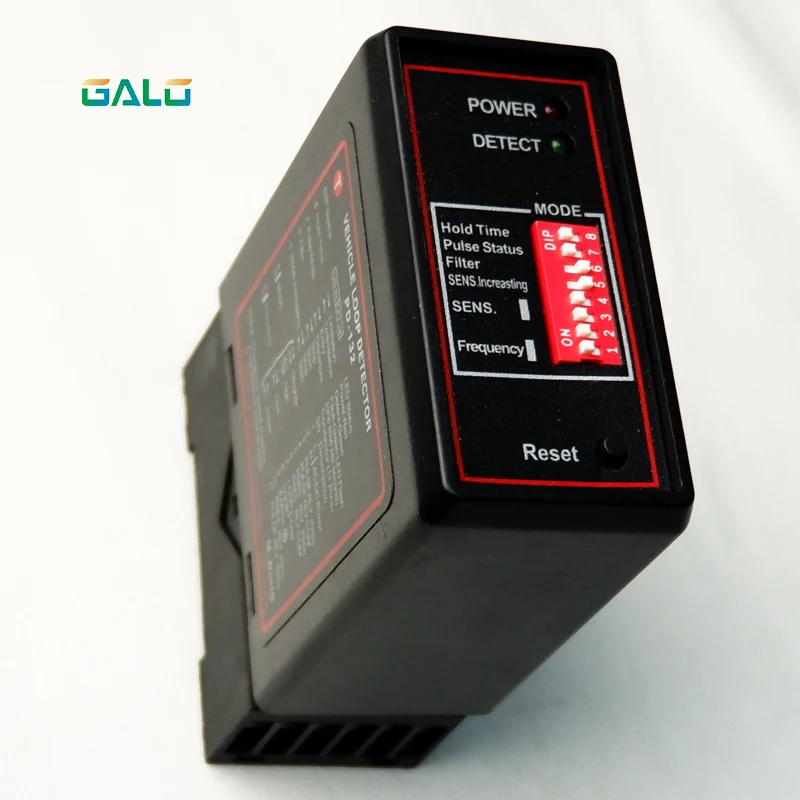 Galo Single Magnetic Loop Car Detectors For Portal Gate BarrierChannel DC24V Access Control Sensor Safety