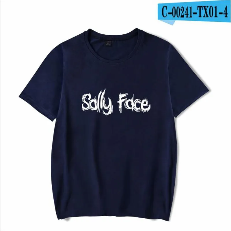 Футболка Sally Face, ужасная игра, женская и мужская футболка с коротким рукавом, летние повседневные хлопковые топы, хип-хоп Уличная одежда, футболки - Цвет: 18