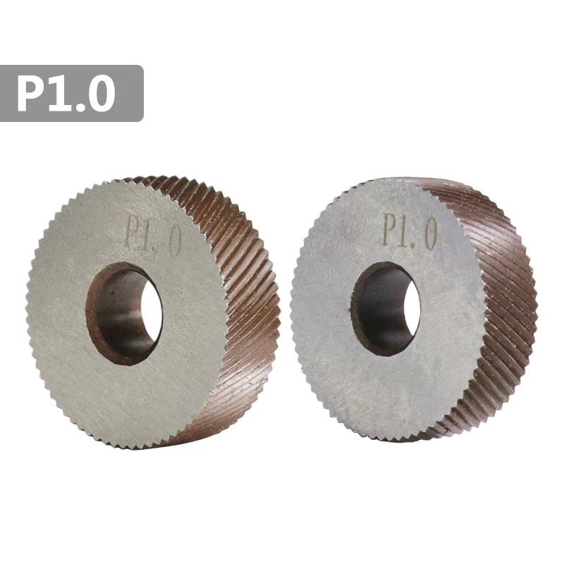 2pcs 1.0mm Anti Slip HSS Diagonal Coarse Knurling Wheel Diameter 26mm Metal Lathe Wheel Knurling Tools XCAN,knurling tool set