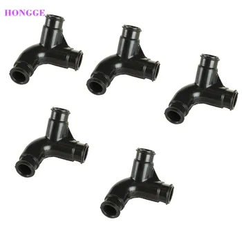 

HONGGE 5 Pcs Engine Rubber Breathe Hose Connection Tee For 1.8T Passat B5 Superb A4 A6 06B103221P 06B 103 221 P 06B 103 221 A