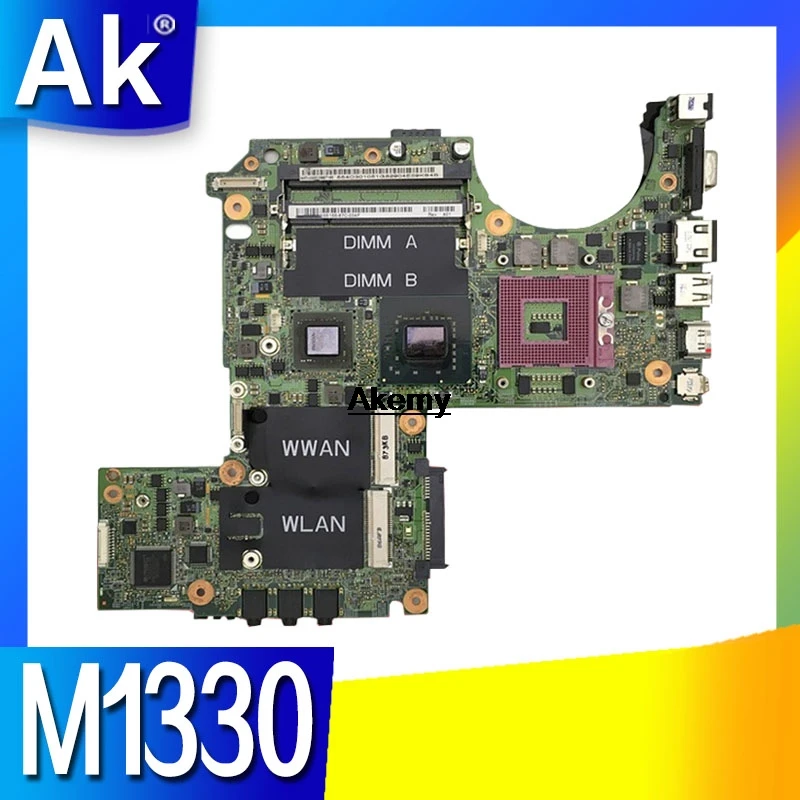 

for DELL XPS M1330 0PU073 laptop motherboard for intel cup graphic card free shipping CN-0PU073