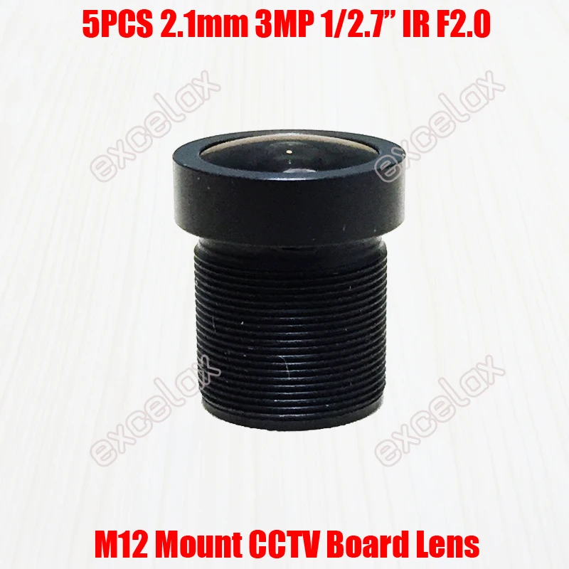 2.1mm 3MP 1-2.7 M12镜头_202007