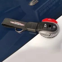 Чехол для автомобильного ключа в стиле ABS JCW для мини медного ключа чехол для ключей брелок для mini cooper F55 F56 F57 F54 F60 jcw пластиковый материал