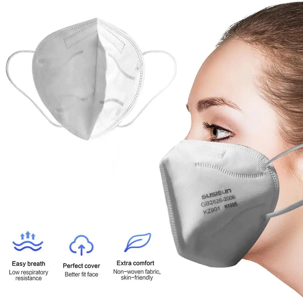 

KN95 dust mask fine air filter wholesale anti odor smog custom cotton pollen dust mouth face mask Safety Protective Mask pm2.5